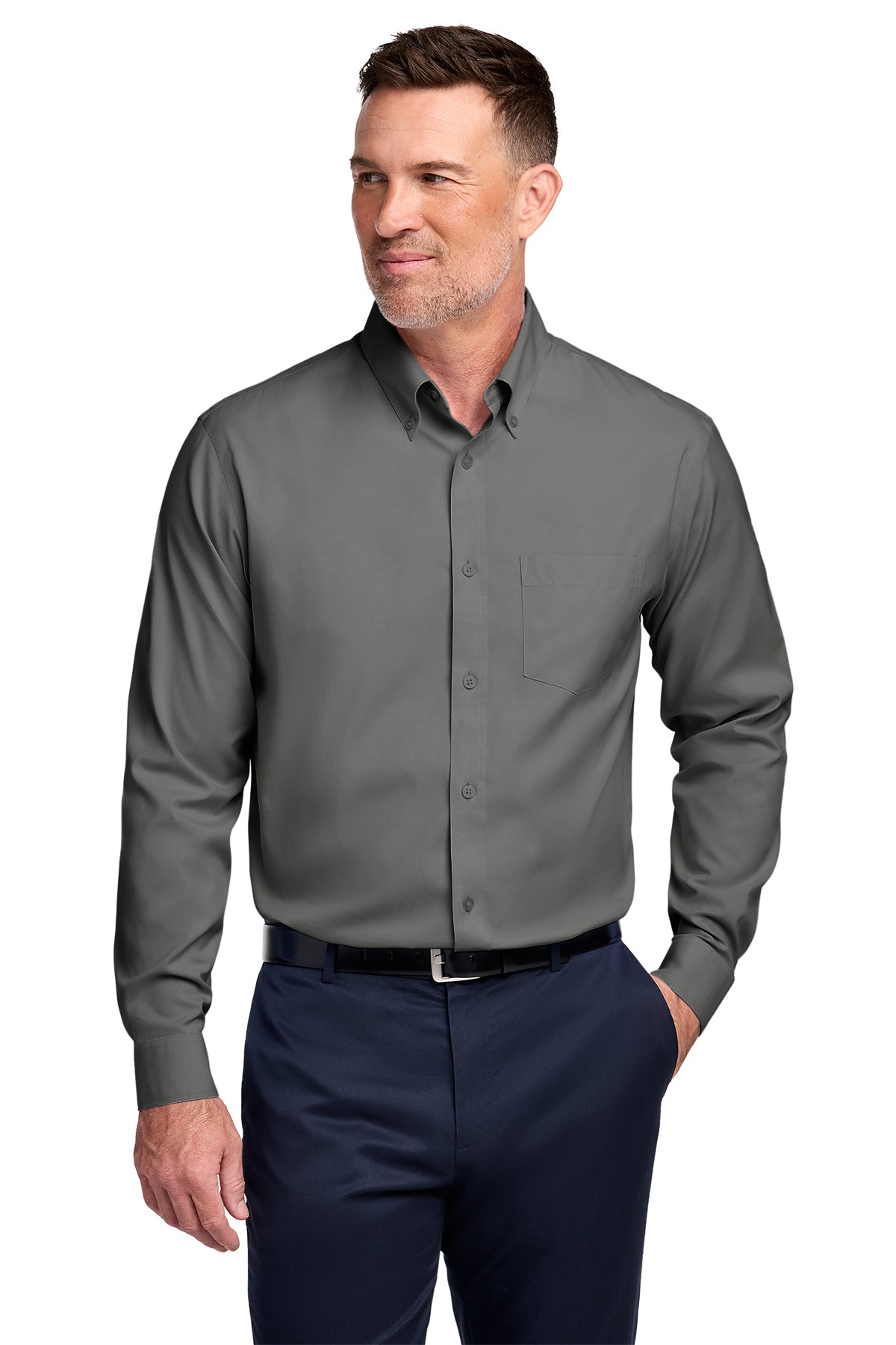 Brooks Brothers® Wrinkle-Free Stretch Pinpoint Shirt - Northgate