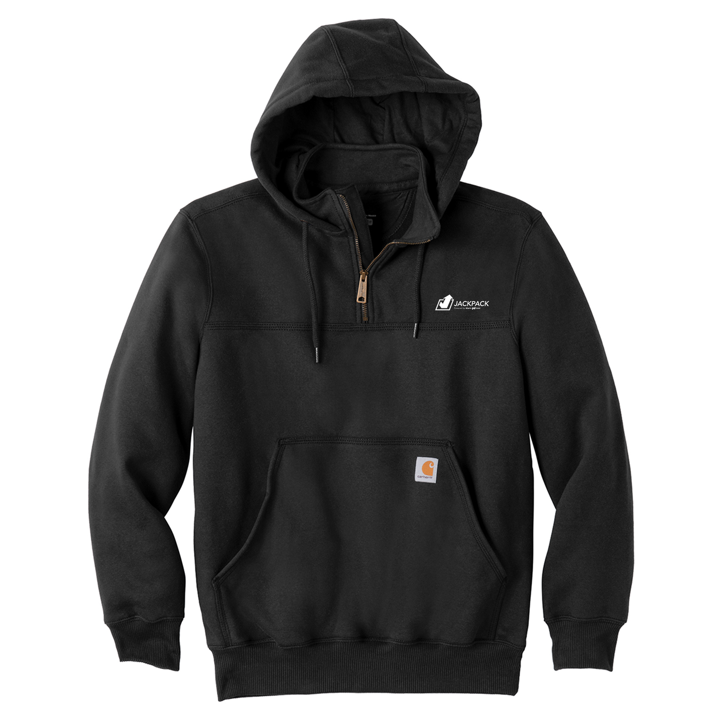 Carhartt® Rain Defender® Paxton Heavyweight Hooded Zip Mock Sweatshirt - Jackpack