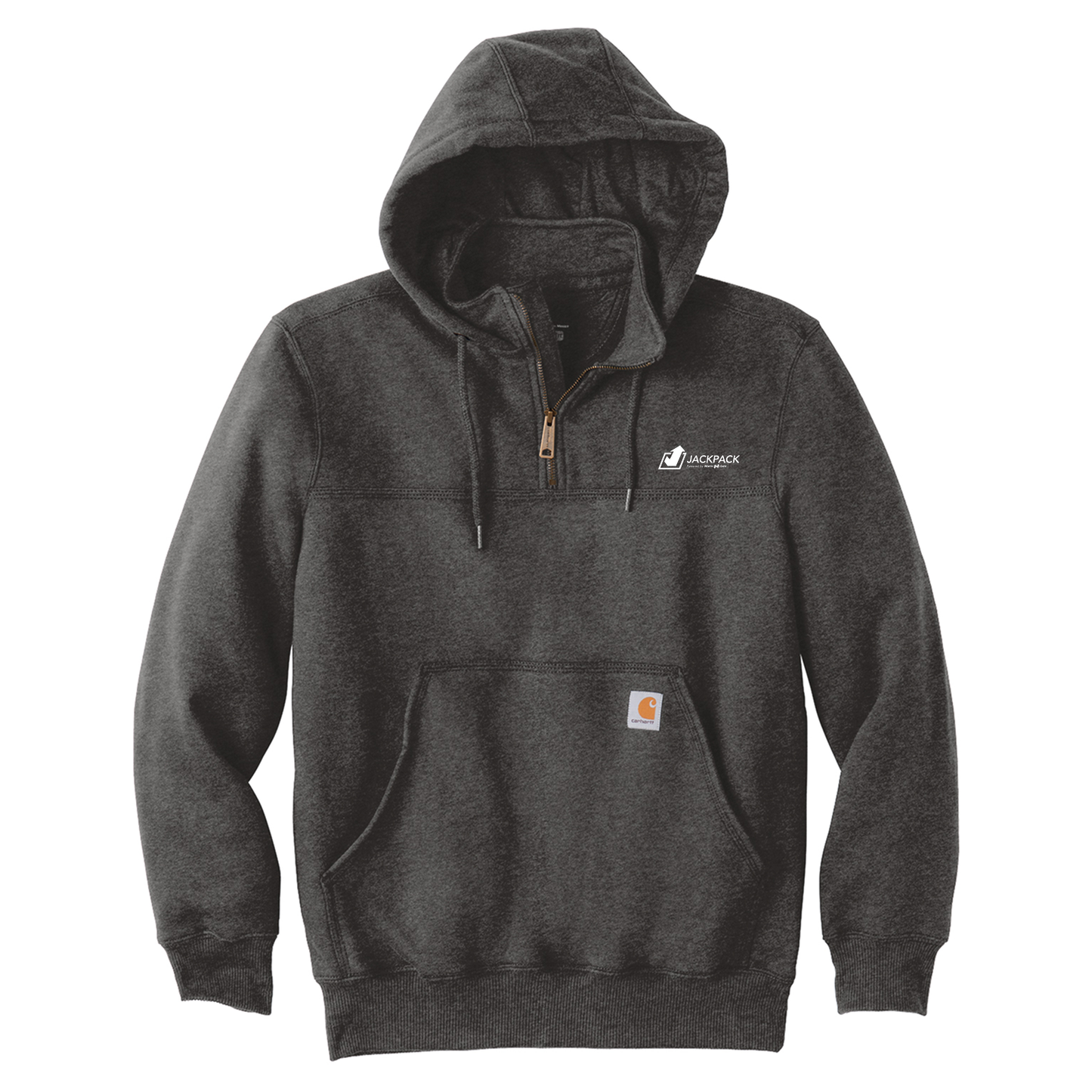 Carhartt® Rain Defender® Paxton Heavyweight Hooded Zip Mock Sweatshirt - Jackpack
